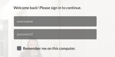 Branded Login