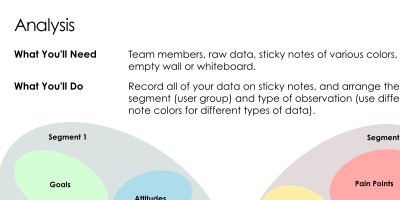 User Research Onesheet